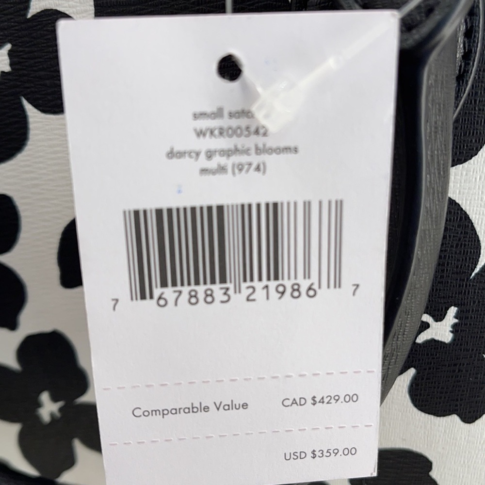 Kate Spade darcy graphic blooms small satchel - Picture 10 of 12
